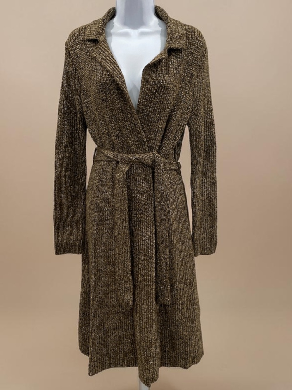 Lauren Ralph Lauren Wool Blend Long Cardigan Knit Size Small - Picture 6 of 11
